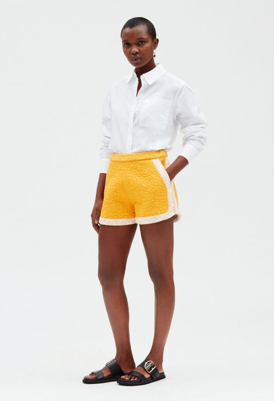 223ESTHER : Shorts color MIMOSA