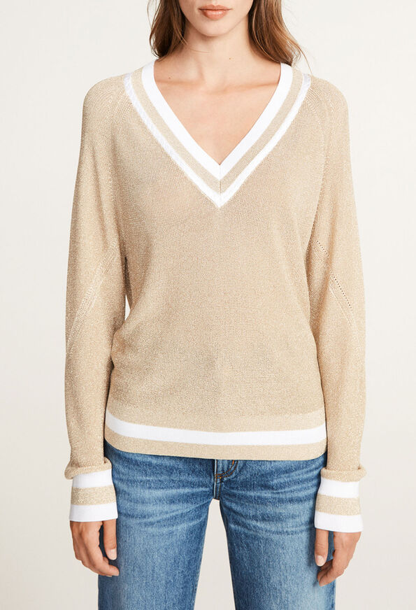 120MYCHIC 120MYCHIC : Maille & Sweatshirts couleur DORE