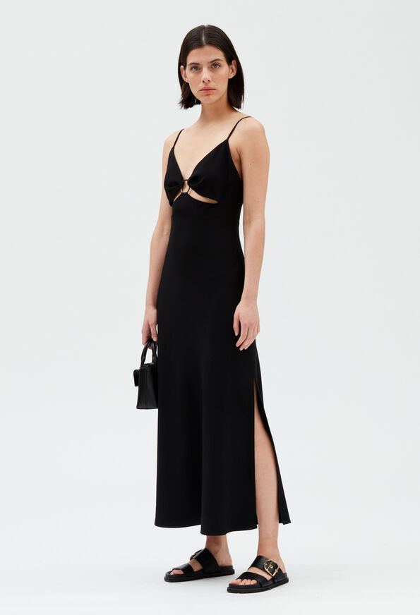 223ROSACE : Dresses color BLACK