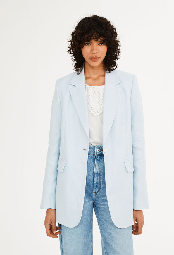 121VICTORIEUSE 121VICTORIEUSE : Blazers color SKY BLUE
