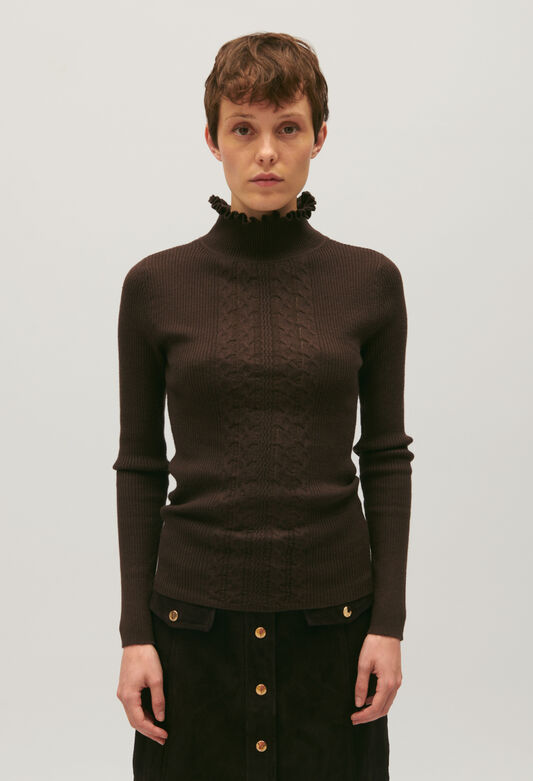 123MEETING : Maille & Sweatshirts couleur NOIR