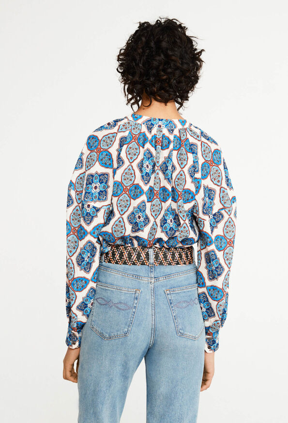 222BIANCO 222BIANCO : Tops und Blusen farbe PRINT CLAIR