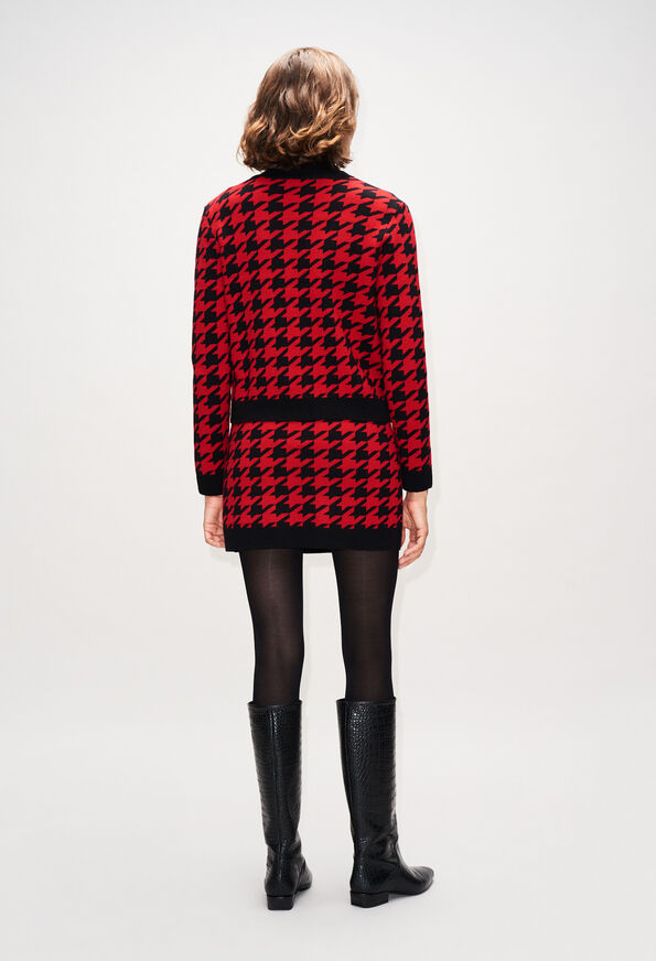 MONMAILLEH19 MONMAILLEH19 : Maille & Sweatshirts couleur CERISE