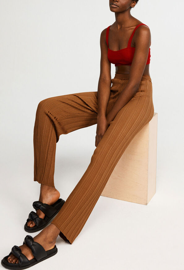 221MERO : Jeans and Trousers color SAND