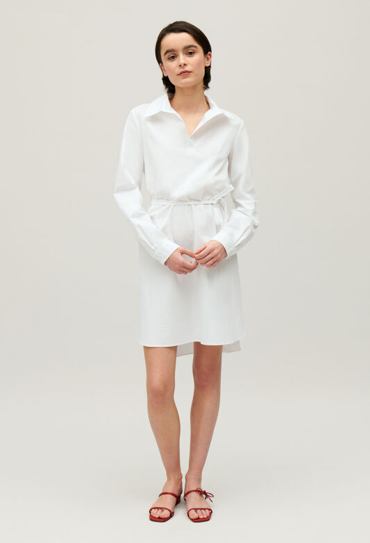 224ROSEPOP : Short Dresses color WHITE