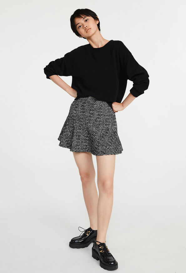 122SELMA : Röcke & Shorts farbe GRIS CHINE