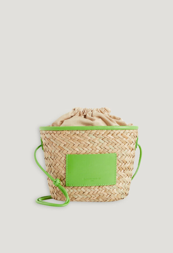 224ADRYANS : Baskets and summer bags color MATCHA
