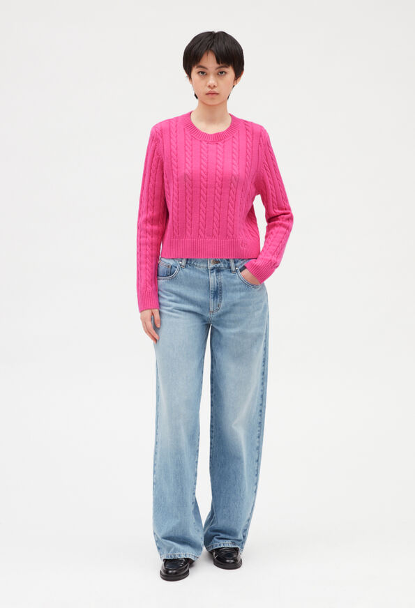 223MITANO : Sweaters color BUBBLE GUM