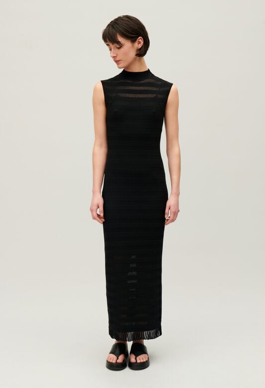 224MALISIO : Long Dresses color BLACK