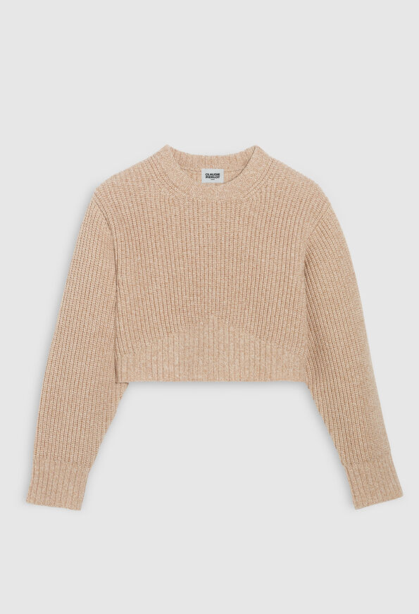 122MELBI : Pullover farbe BEIGE