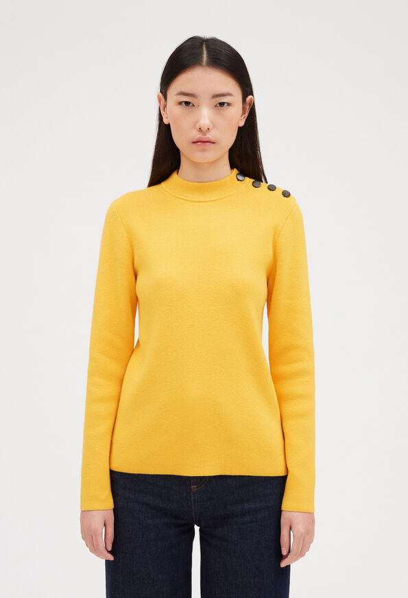 223MUNA : Sweaters color YELLOW