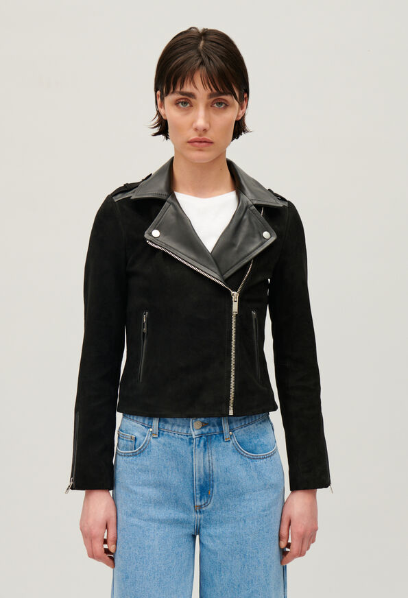224CARMA : Leather jackets color BLACK