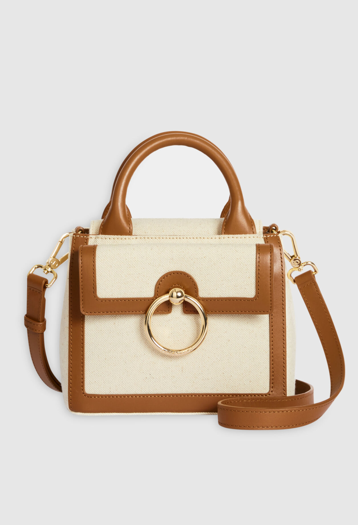 Sac Anouck toile beige en taille TU Claudie Pierlot