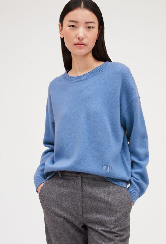 223MADI : Maille & Sweatshirts couleur BLEU