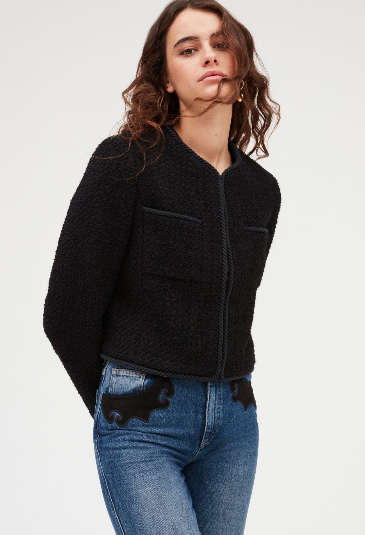 Short shop tweed jackets