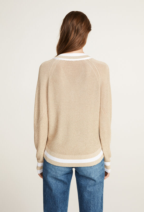 120MYCHIC 120MYCHIC : Maille & Sweatshirts couleur DORE