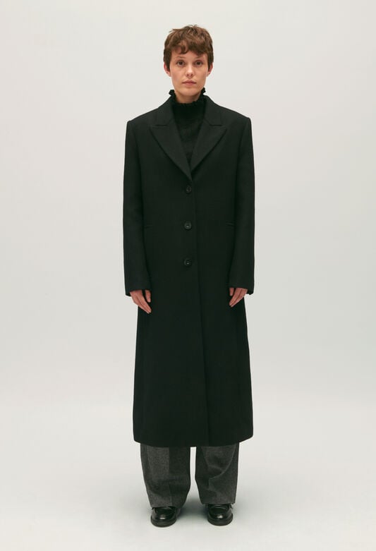 123GINYBIS : Manteaux noirs couleur NOIR