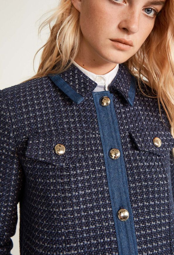 120VIVOLA 120VIVOLA : Vestes couleur DENIM