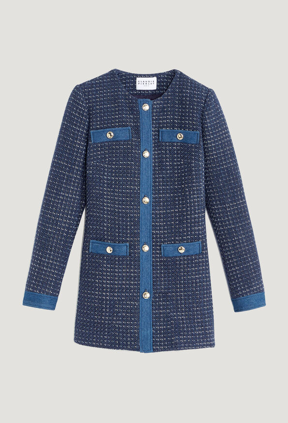 120GRELOT 120GRELOT : Coats & Jackets color DENIM