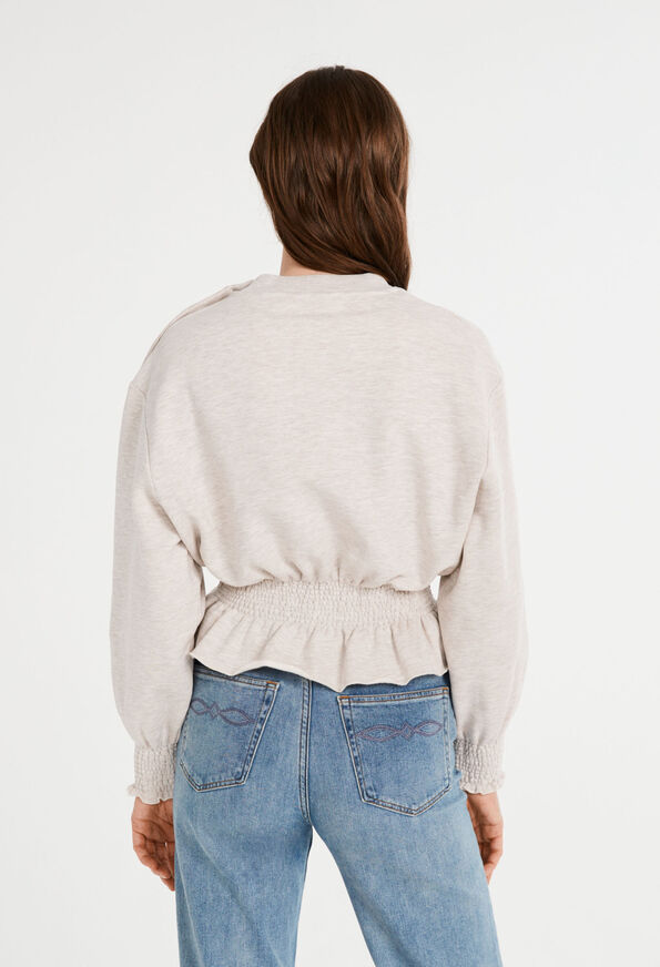 222TOMIJY 222TOMIJY : Strickwaren & Sweatshirts farbe ECRU