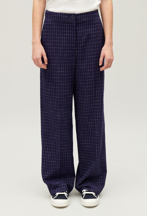 224PITTCHECK : Jeans and Trousers color INDIGO
