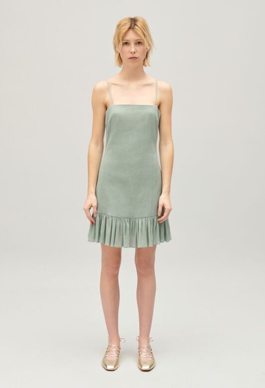 224RIWI : Short Dresses color ALMOND