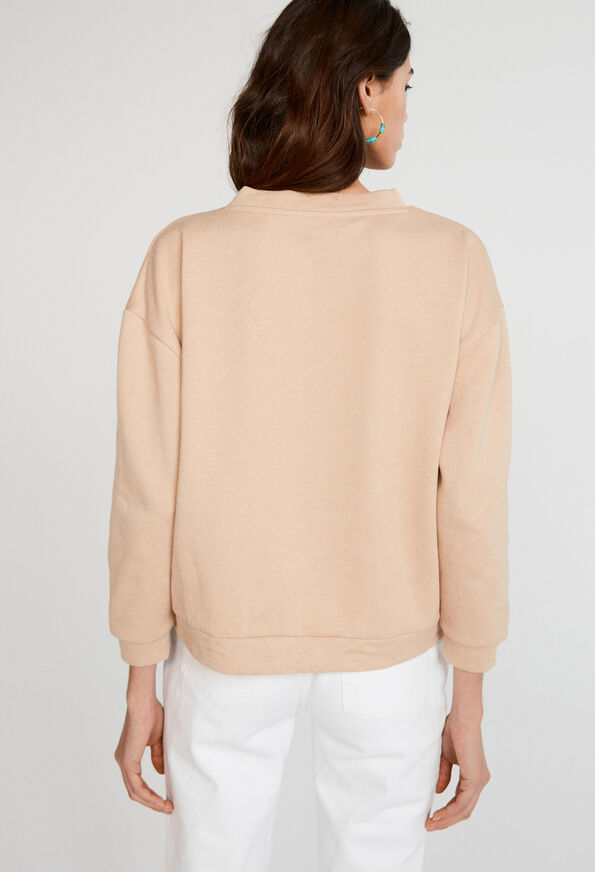 221TANZANIA 221TANZANIA : Maille & Sweatshirts couleur TERRACOTTA