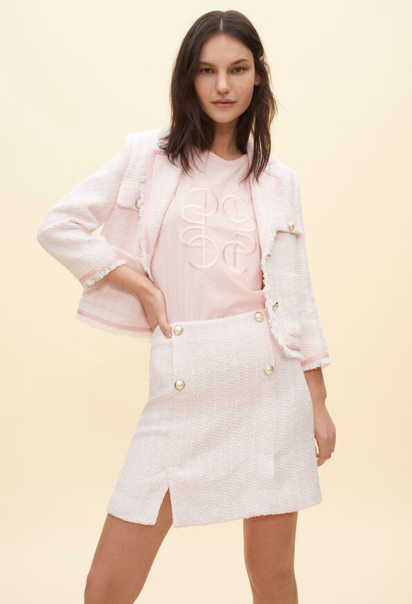 VERSAE20 VERSAE20 : Vestes couleur ROSE PALE