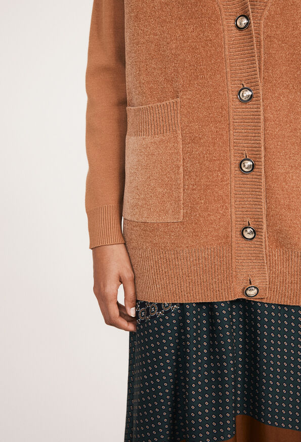120MILLO 120MILLO : Maille & Sweatshirts couleur CARAMEL