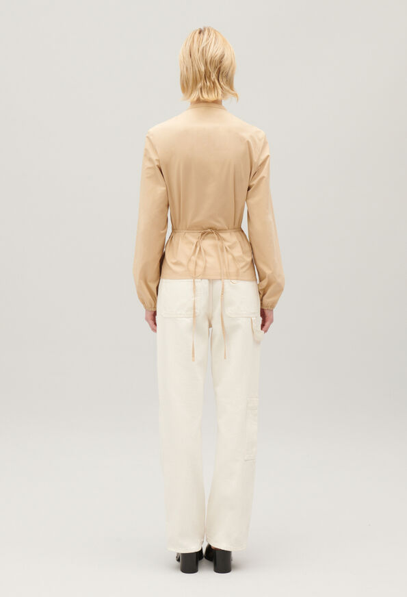 224BAYMI : Chic Blouses color SAND
