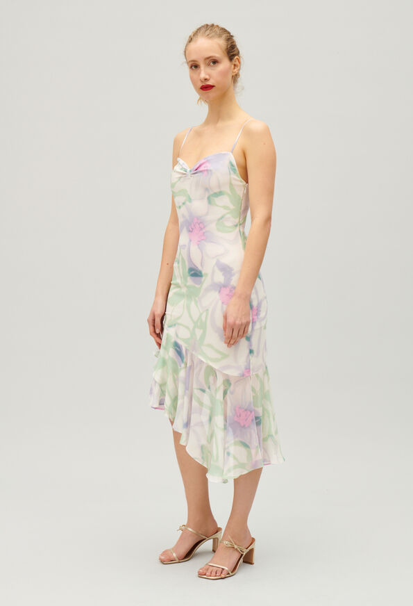 224ROMEOPRINT : Mid-length dresses color LIGHT PRINT
