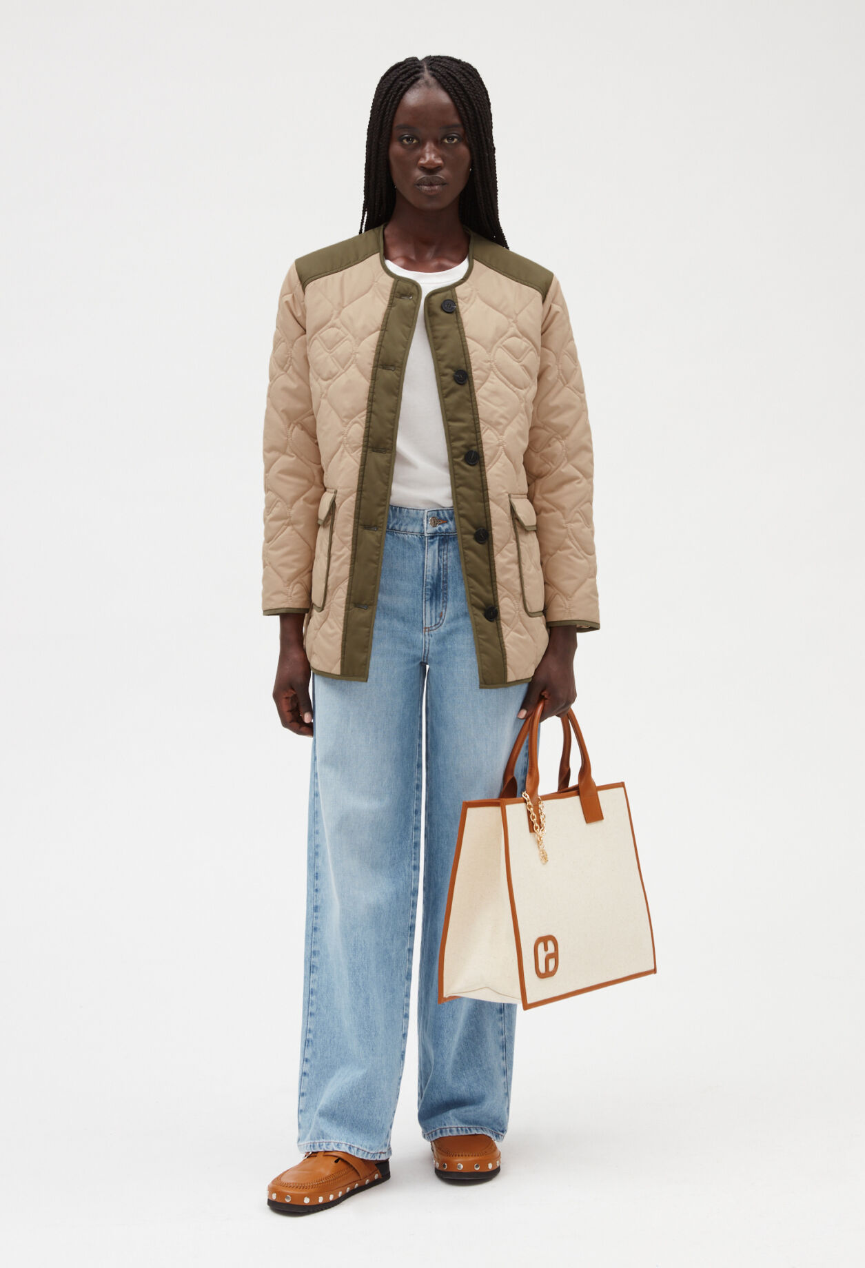 Two tone down jacket Claudie Pierlot