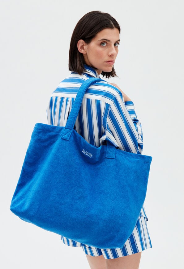 223ATOTEBAGEPONGE : All bags color SANTORINI BLUE