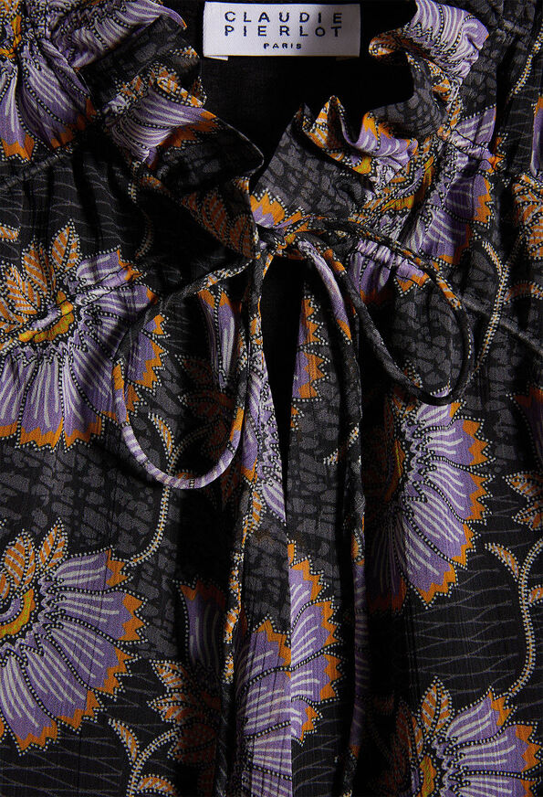 221RECAVA 221RECAVA : Robes couleur PRINT FONCE