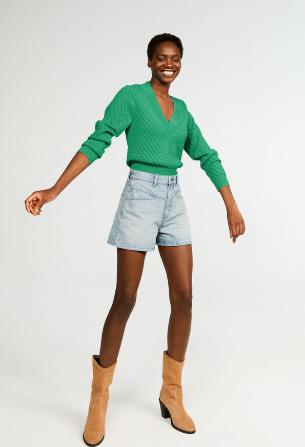 221MEILLEUR 221MEILLEUR : Strickwaren & Sweatshirts farbe MENTHE