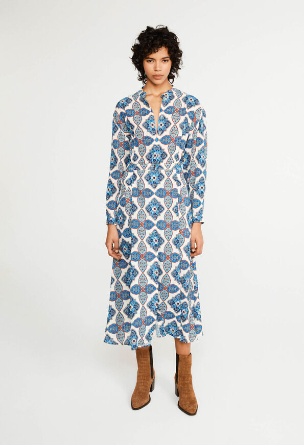 222RASA 222RASA : Kleider farbe PRINT CLAIR