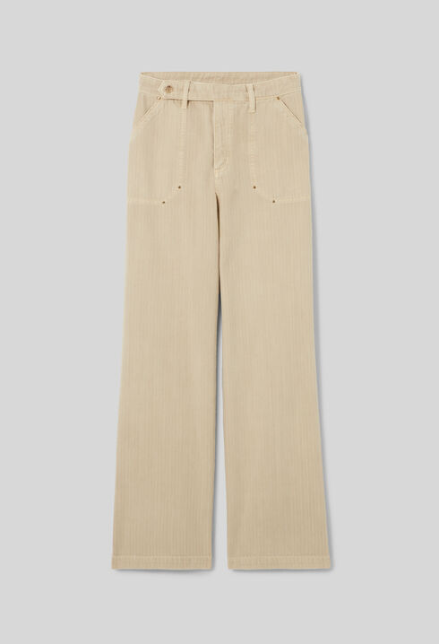 Gerade Jeans aus Denim