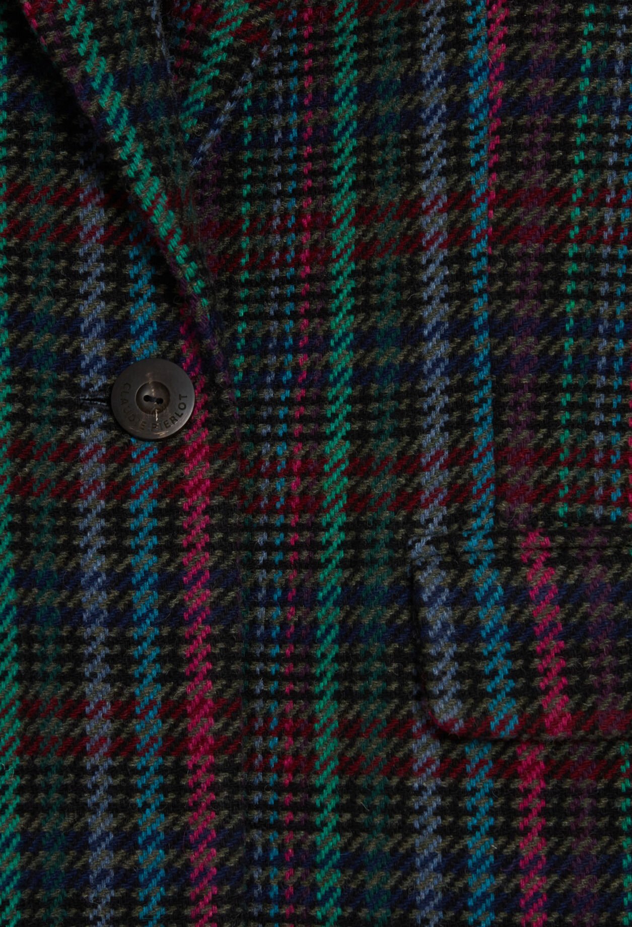 Veste à motif tartan