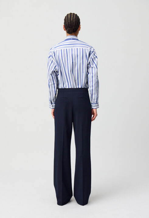 Pantalon droit à pont