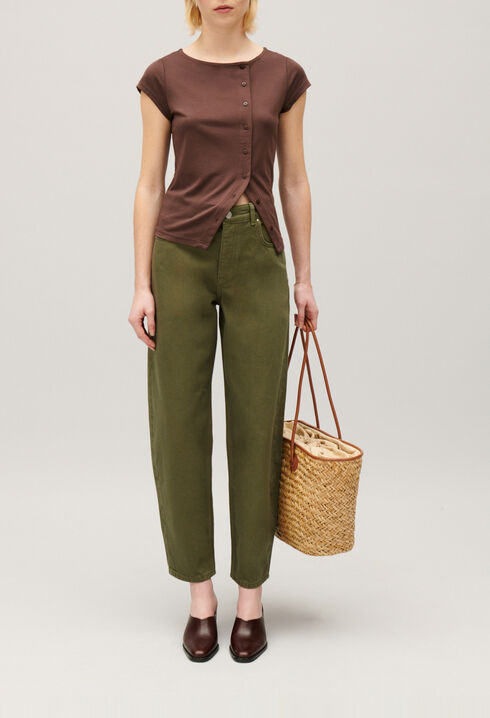 Khaki Mom Luc Jeans