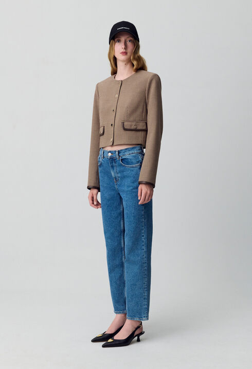 Toto Slim 7/8 jeans faded blue