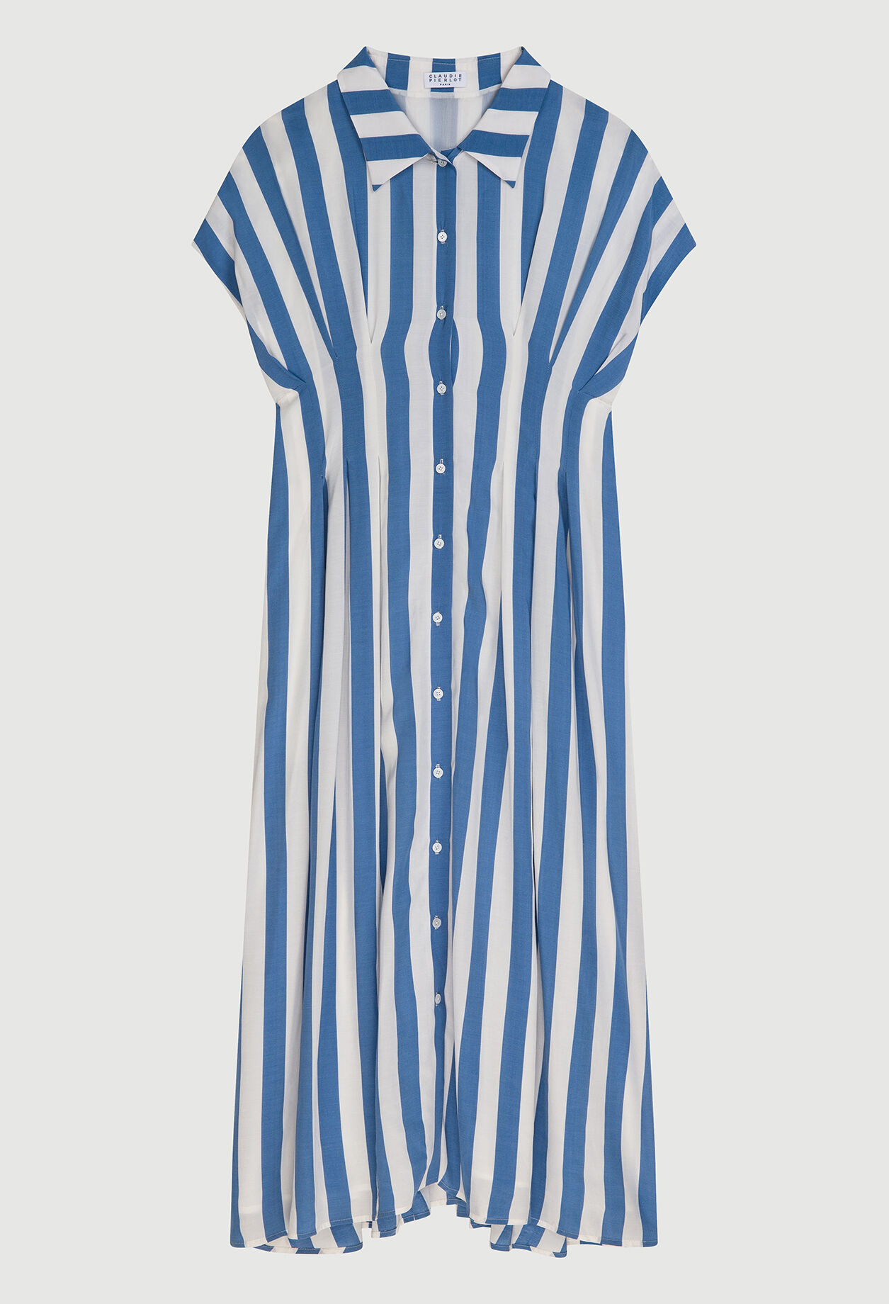 Gestreiftes Hemdkleid