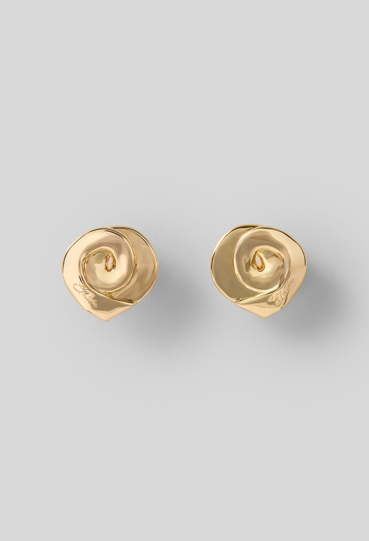 Boucles d'oreilles dor&eacute;es Claudie