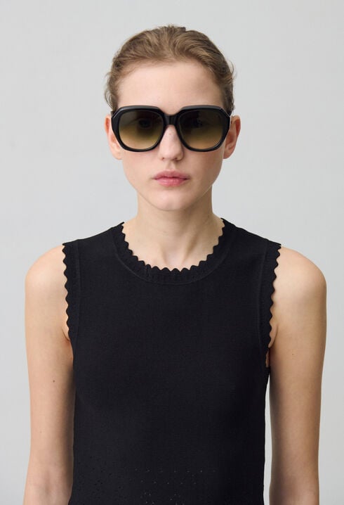 Lunettes de soleil carrées Claudie