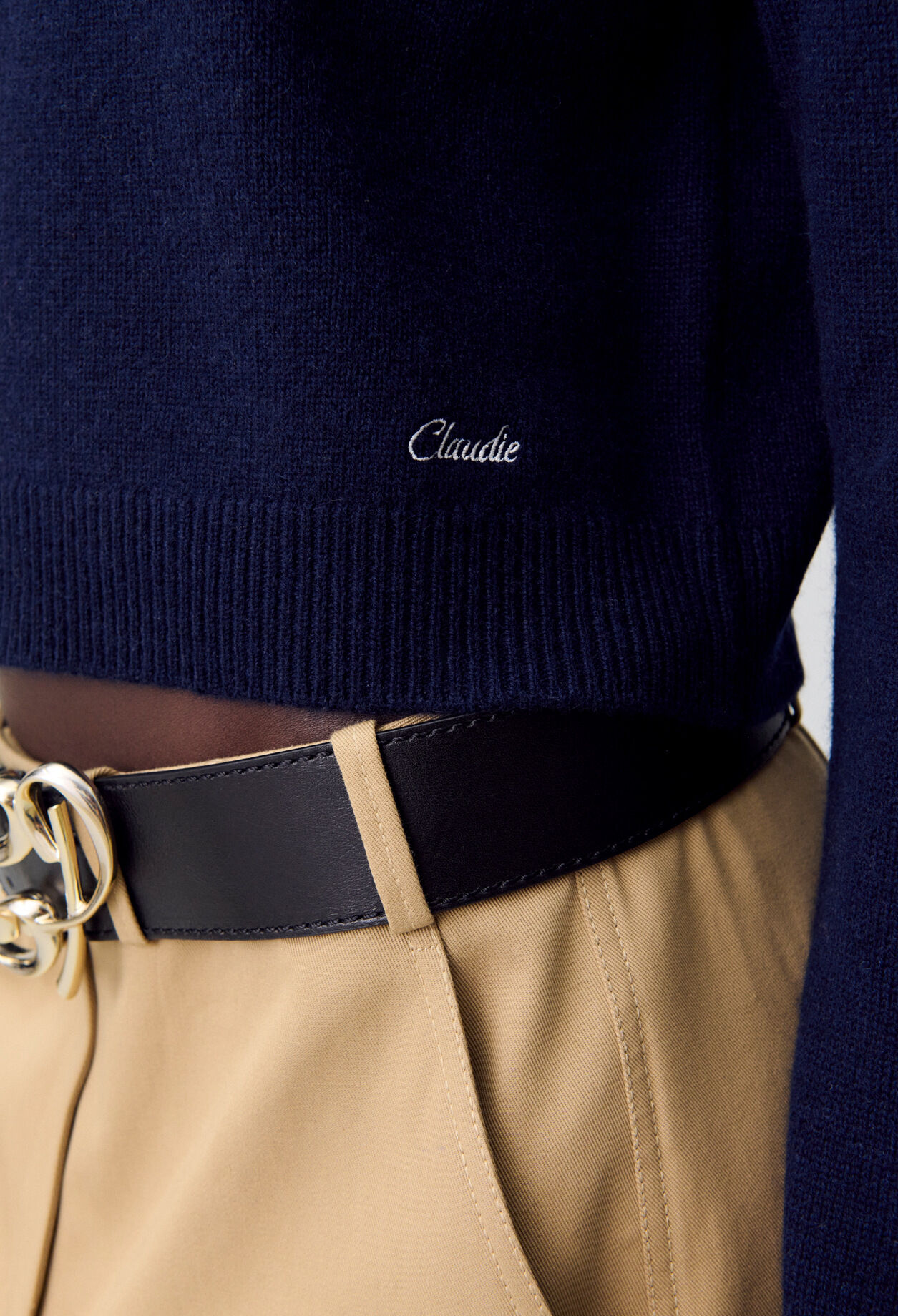 Pull col foulard