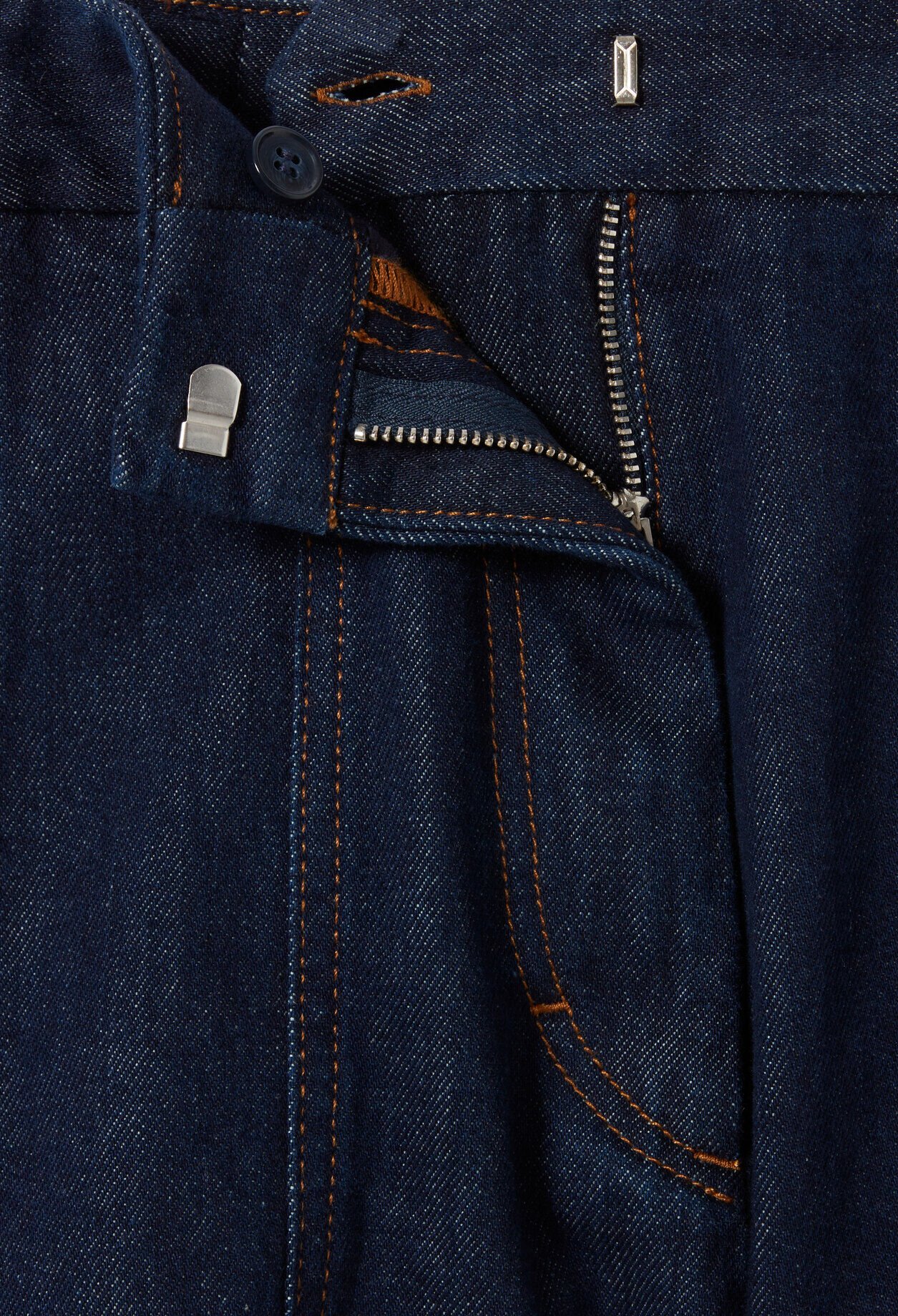 Short court denim brut