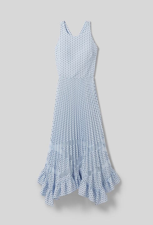 Midikleid mit Punkten