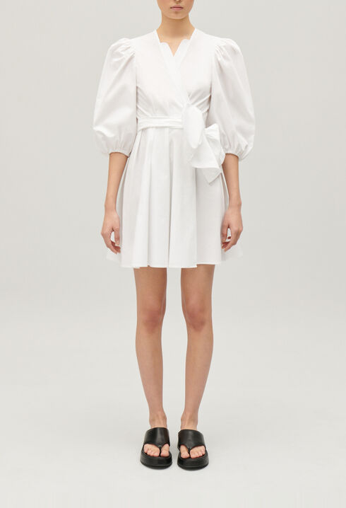 Kurzes Wickelkleid