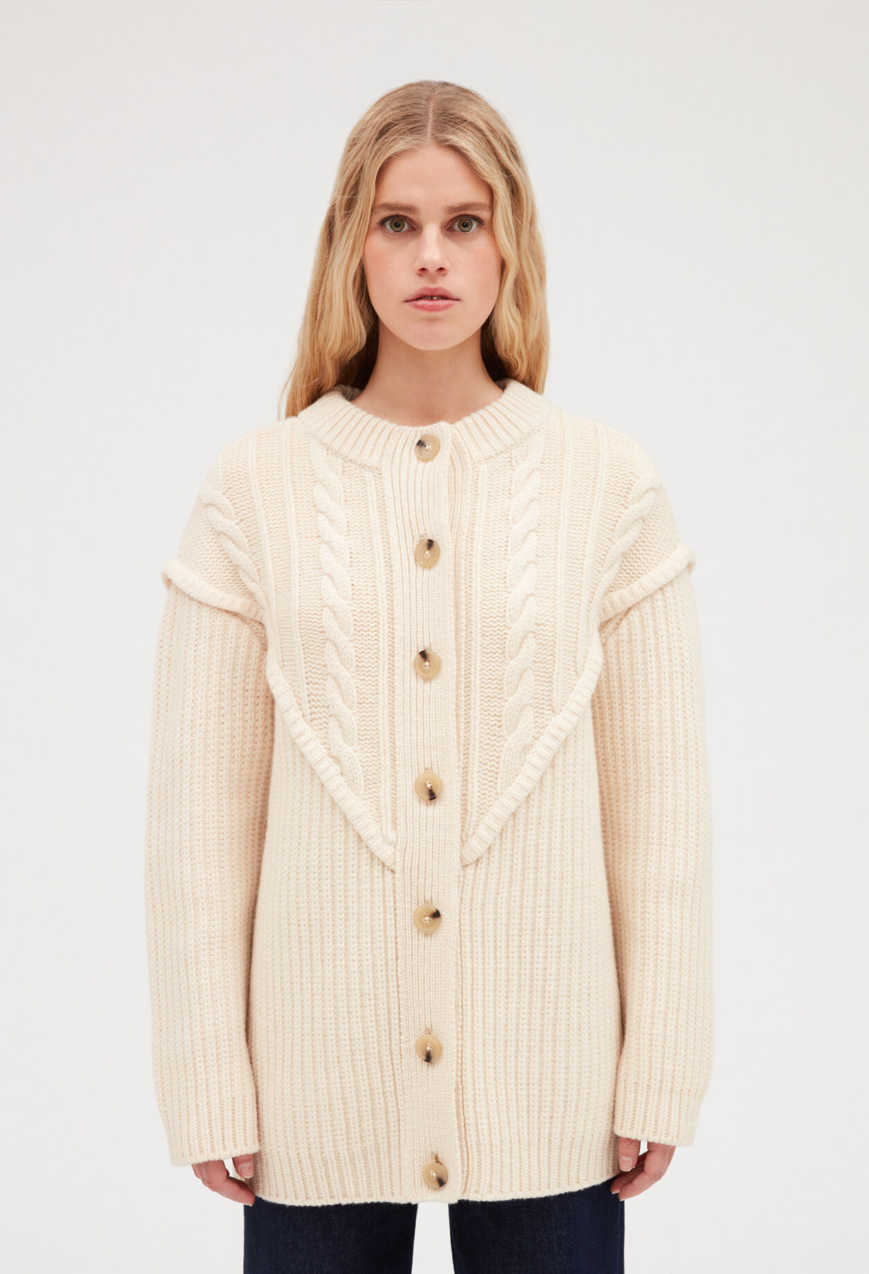 Gilet boutonné laine