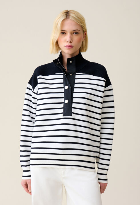 Sweatshirt Minimum marinière